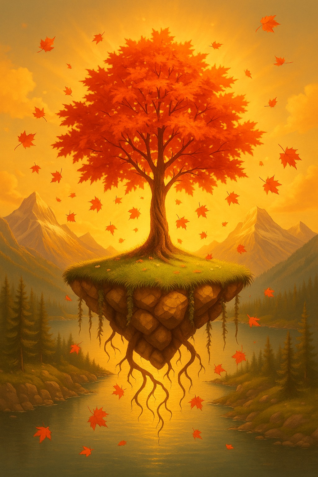 Complete autumn transformation in Recognify app